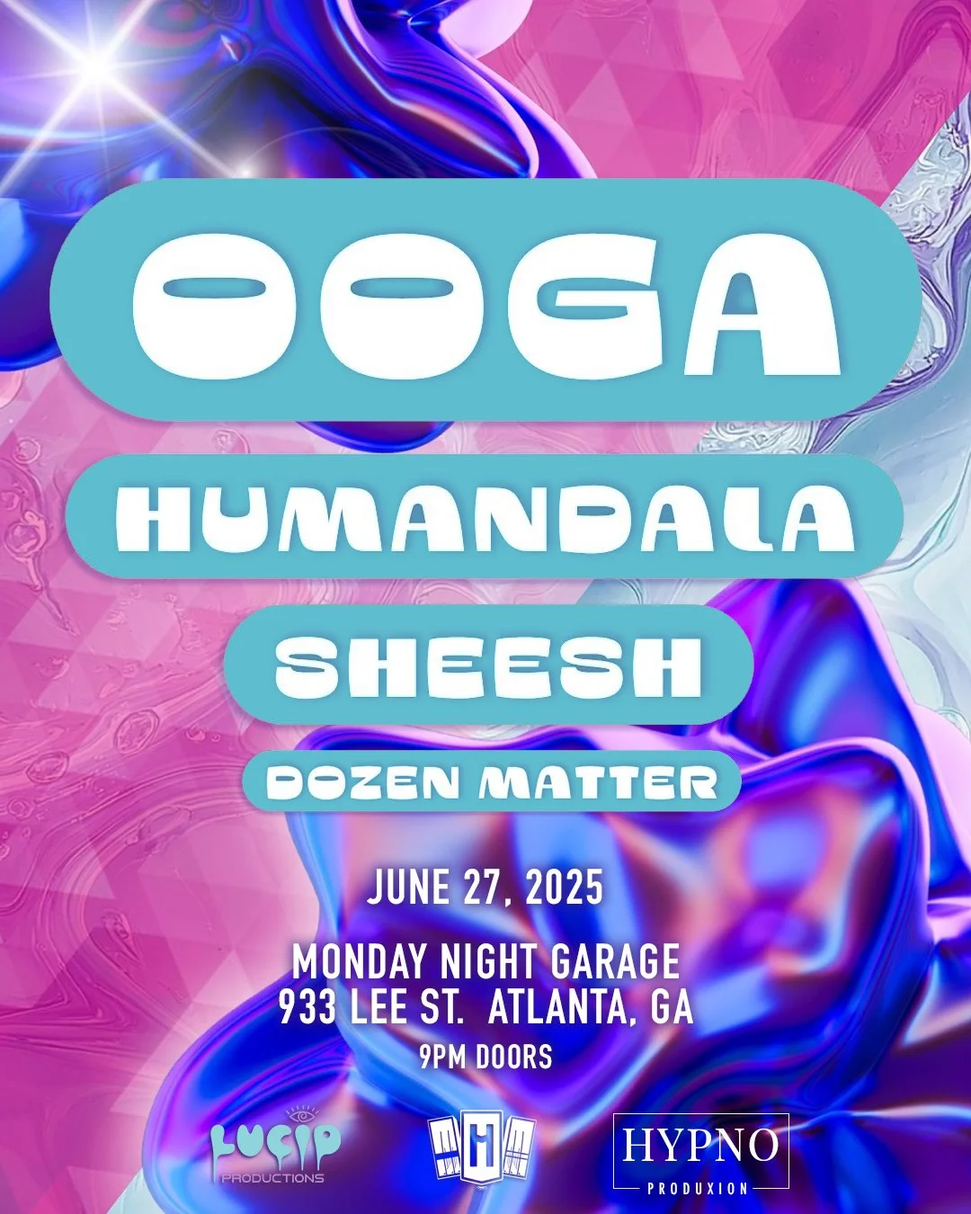 Ooga at Monday Night Garage Friday, Jun 27, 2025