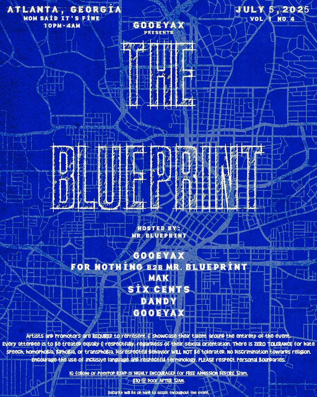 The BluePrint Vol. 1 No. 4 at Mom Said It's Fine Saturday, Jul 5, 2025