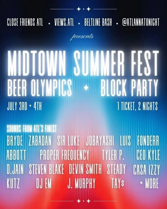 2-Day Midtown Summer Fest Atlanta Jul 3-4, 2025