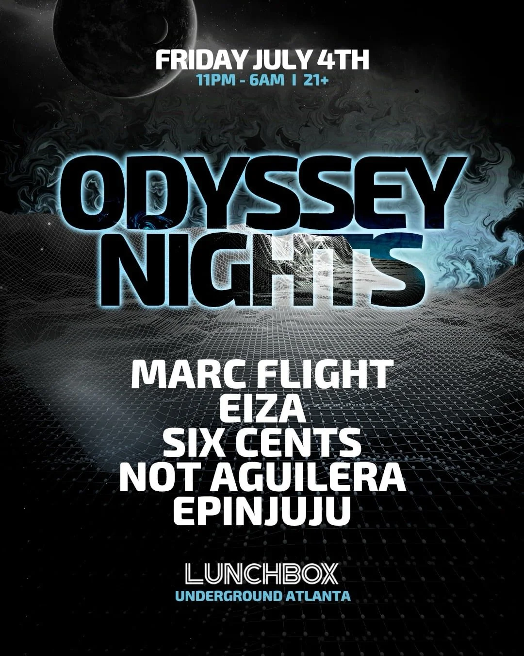 Odyssey Nights at Lunchbox Friday, Jul 4, 2025