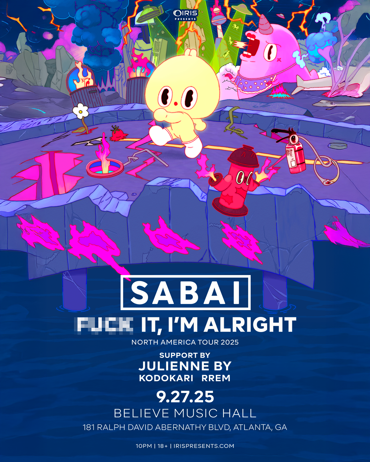 Sabai at Believe Music Hall Saturday, Sep 27, 2025