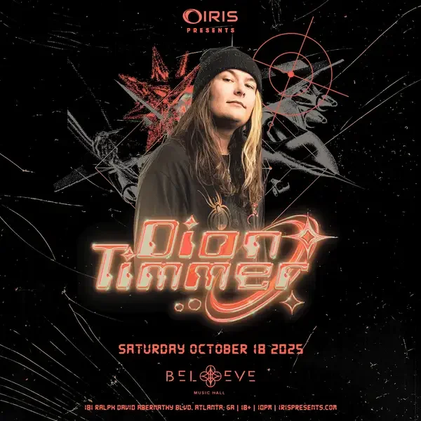Dion Timmer at Believe Music Hall Saturday, Oct 18, 2025