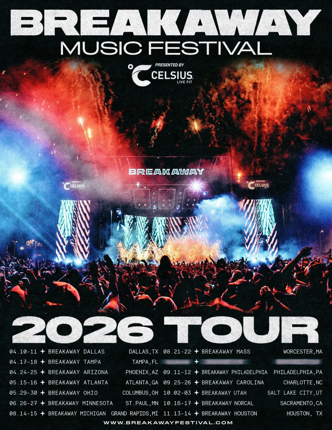 Breakaway Carolina Music Festival in Charlotte, NC Sep 25-26, 2026