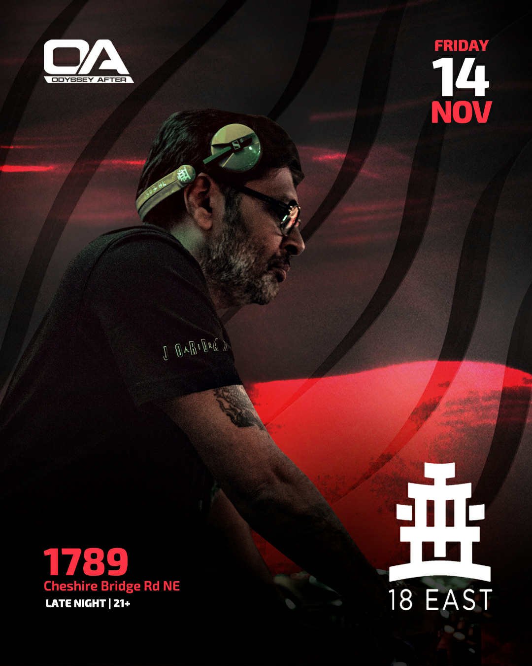 18 East at Odyssey After Friday, Nov 14, 2025