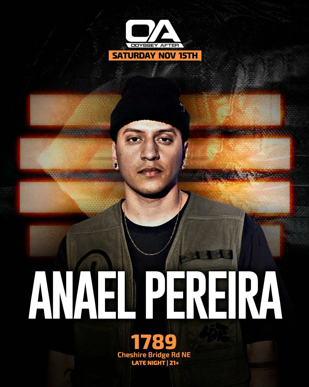 Anael Pereira at Odyssey After Saturday, Nov 15, 2025