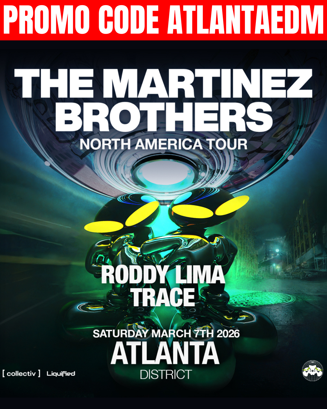 The Martinez Brothers at District Saturday, Mar 7, 2026