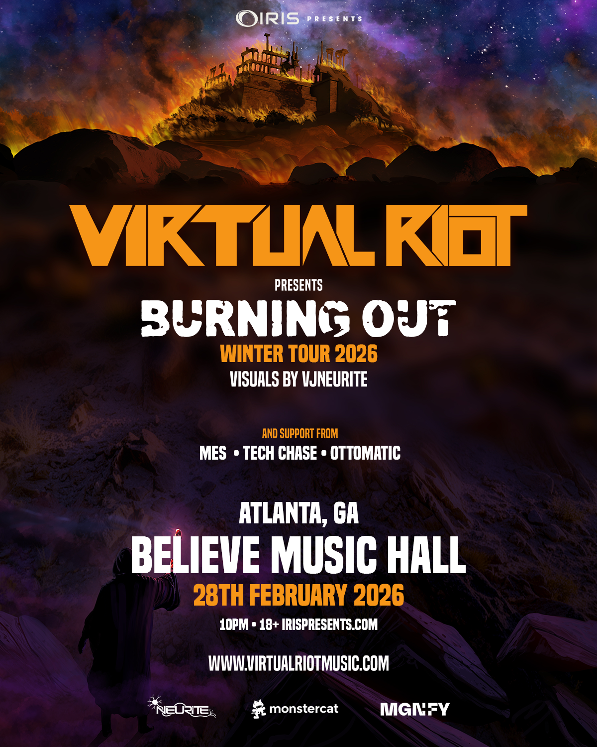Virtual Riot at Believe Music Hall Saturday, Feb 28, 2026