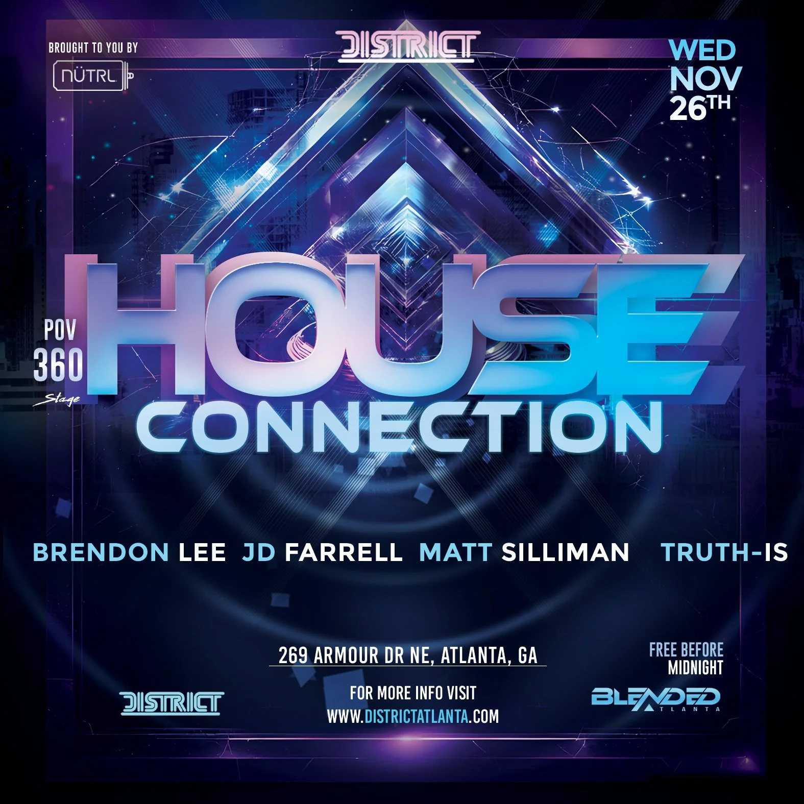 House Connection - Thanksgiving Special at District Wednesday, Nov 26, 2025