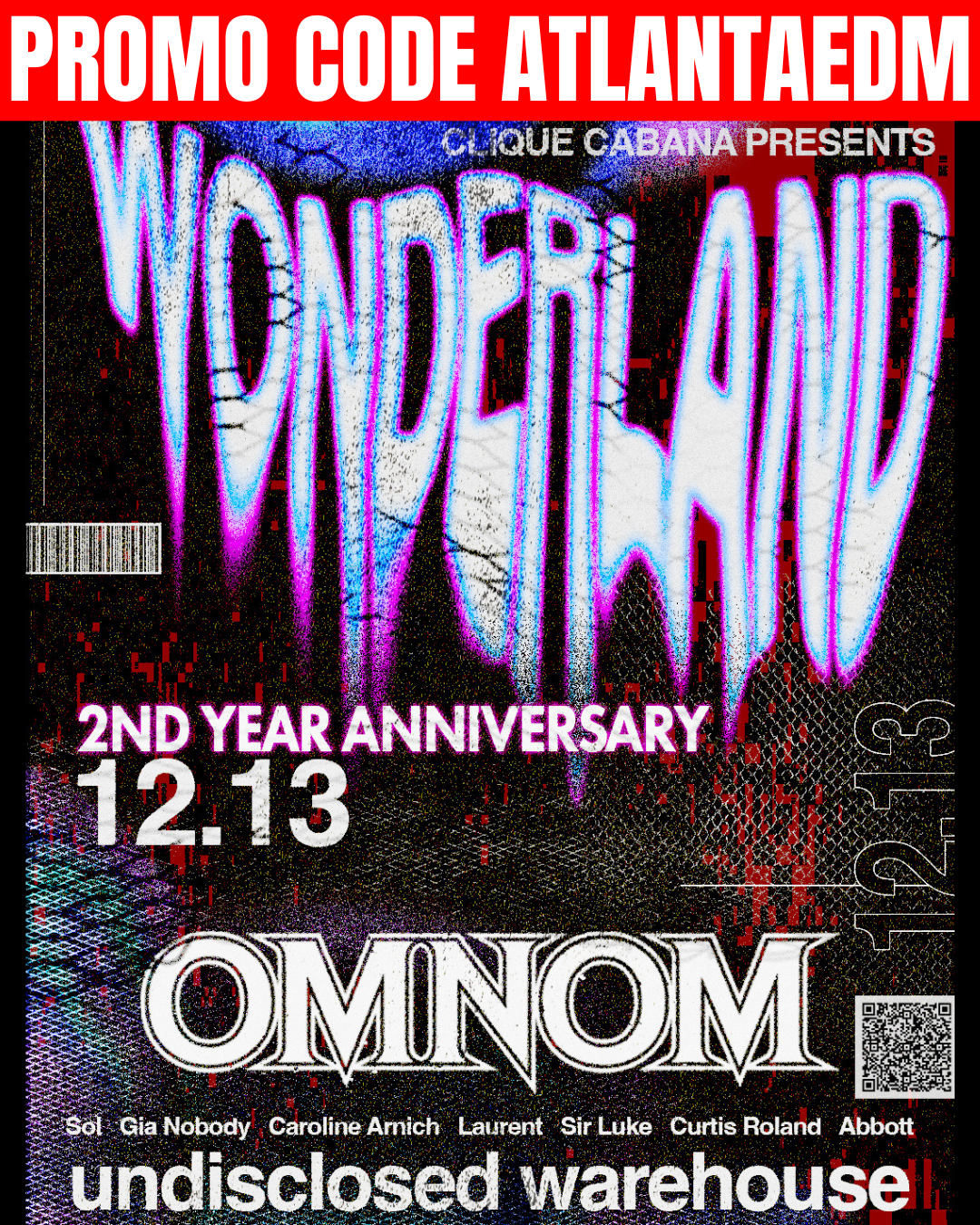 Clique Cabana: Omnom at DWH Studio Saturday, Dec 13, 2025