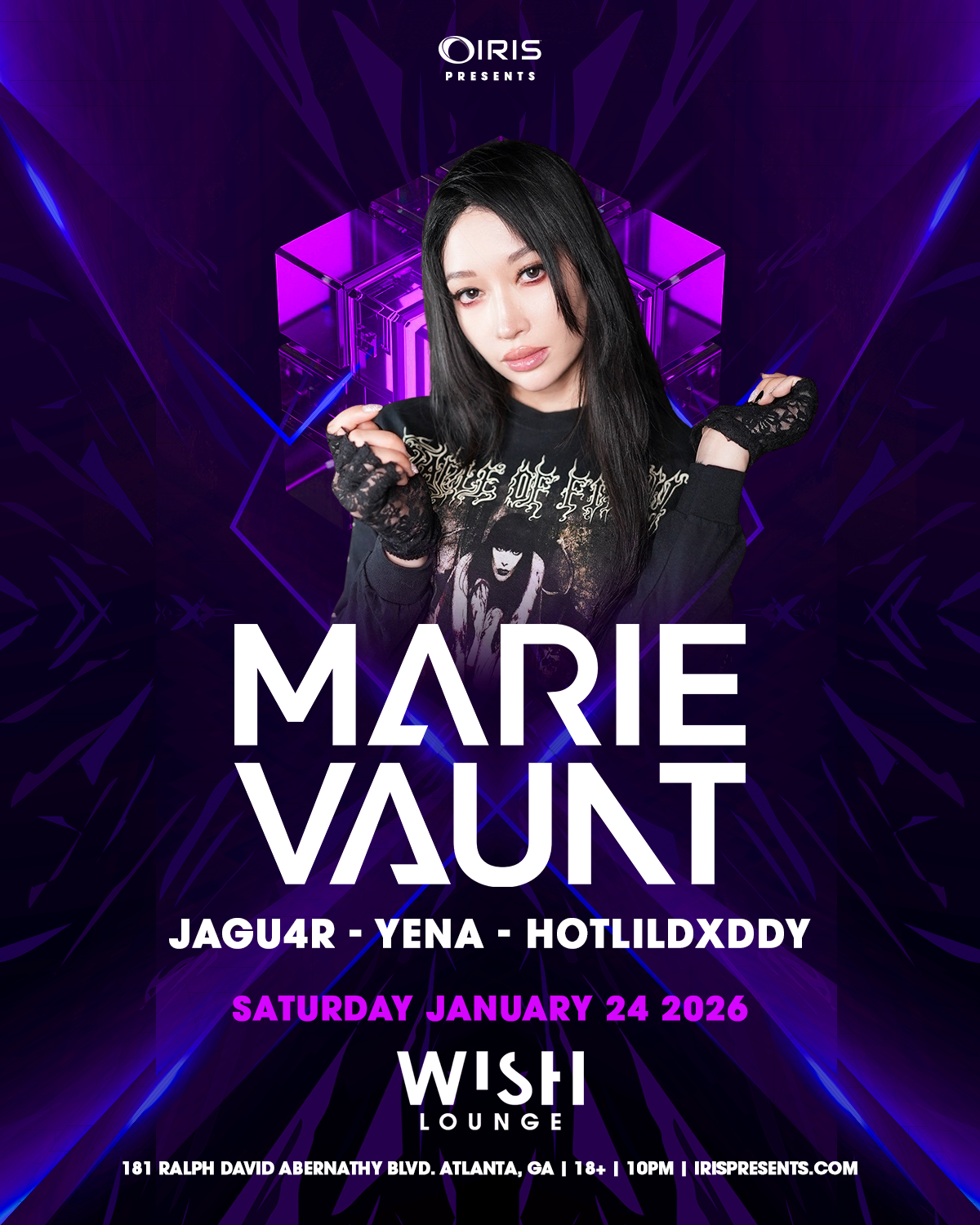 Maurie Vaunt at Wish Lounge Saturday, Jan 24, 2026
