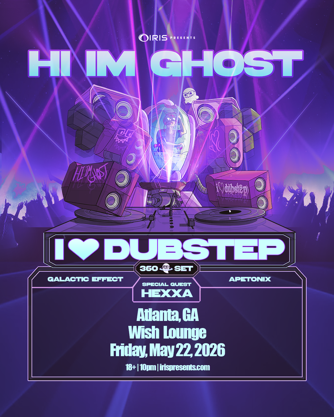 Hi I'm Ghost at Wish Lounge Friday, May 22, 2026