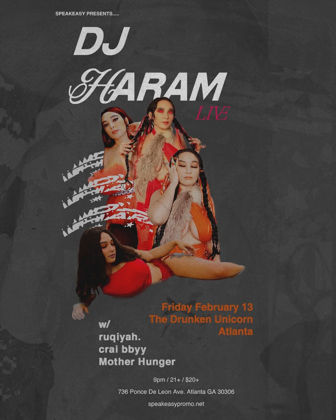DJ Haram at The Drunken Unicorn Friday, Feb 13, 2026