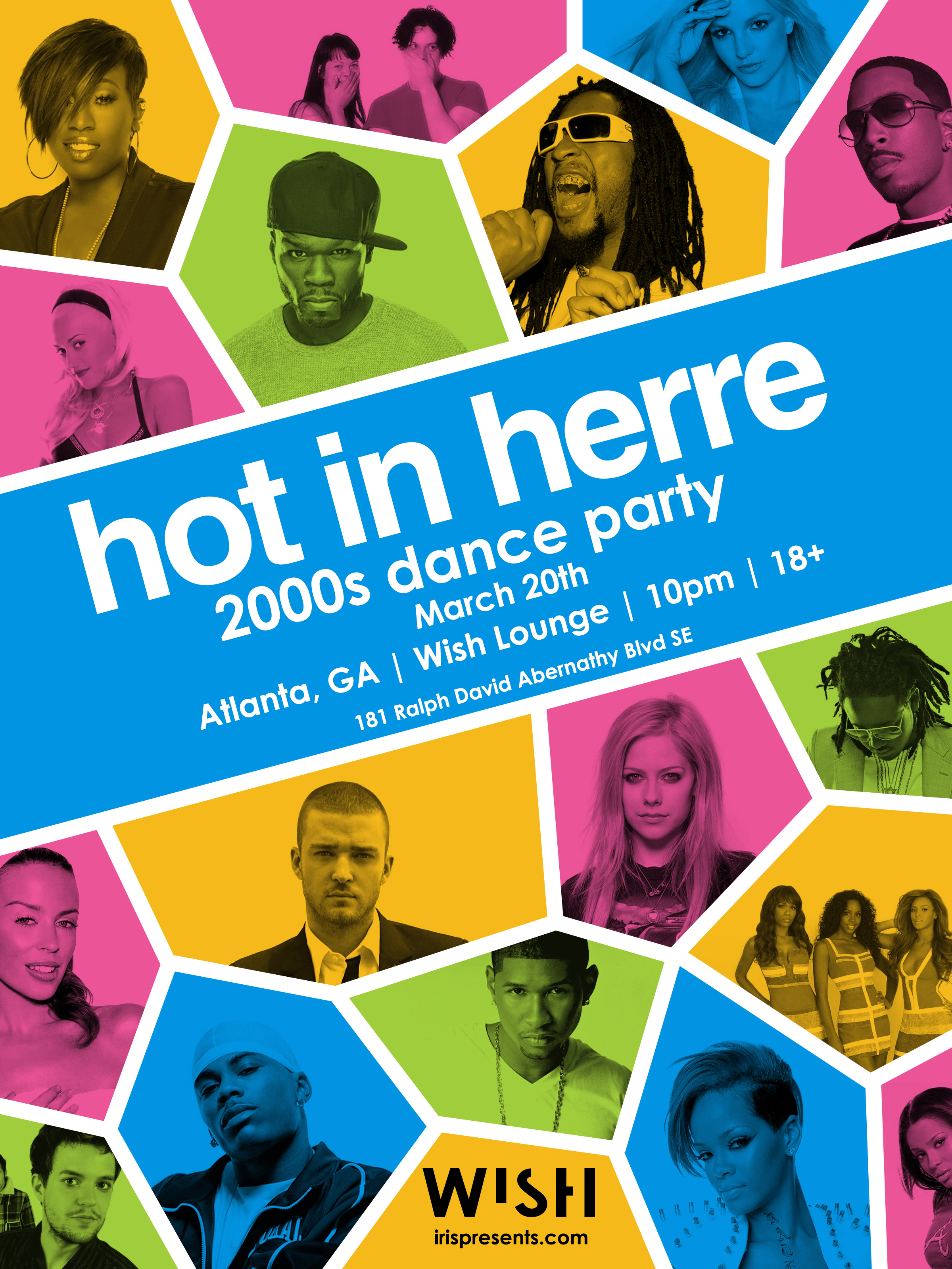 Hot In Herre Dance Party at Wish Lounge Friday, Mar 20, 2026