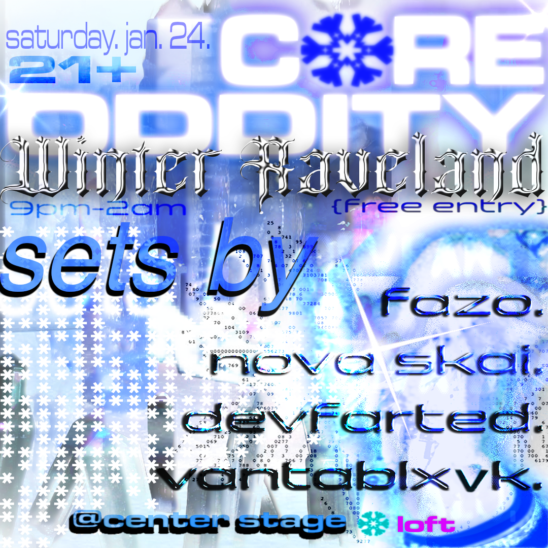 Core Oddity at The Loft Saturday, Jan 24, 2026