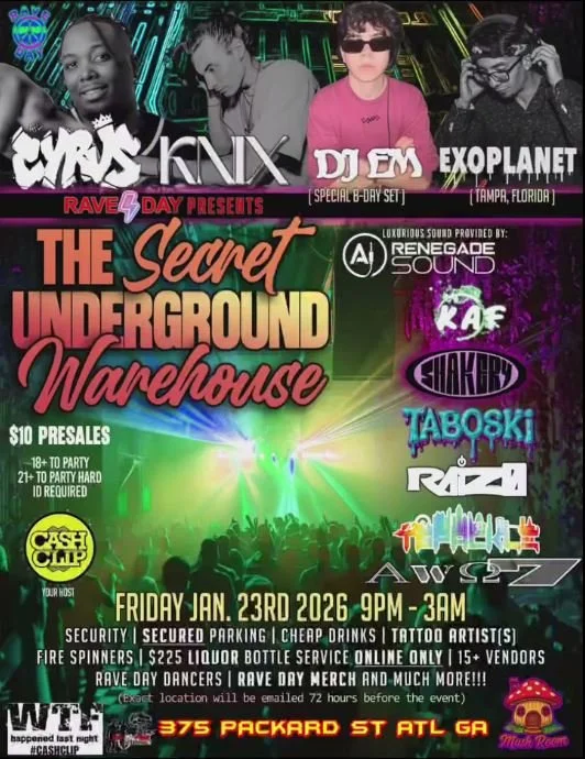 Rave Day at 375 Packard St SW Friday, Jan 23, 2026