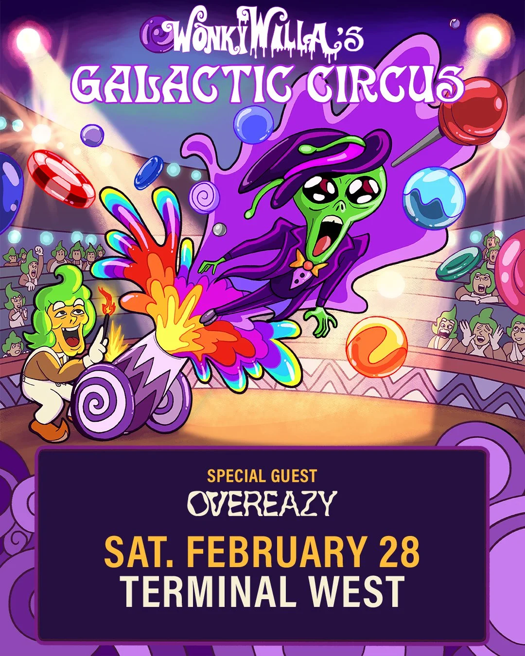 WonkyWilla at Terminal West Saturday, Feb 28, 2026