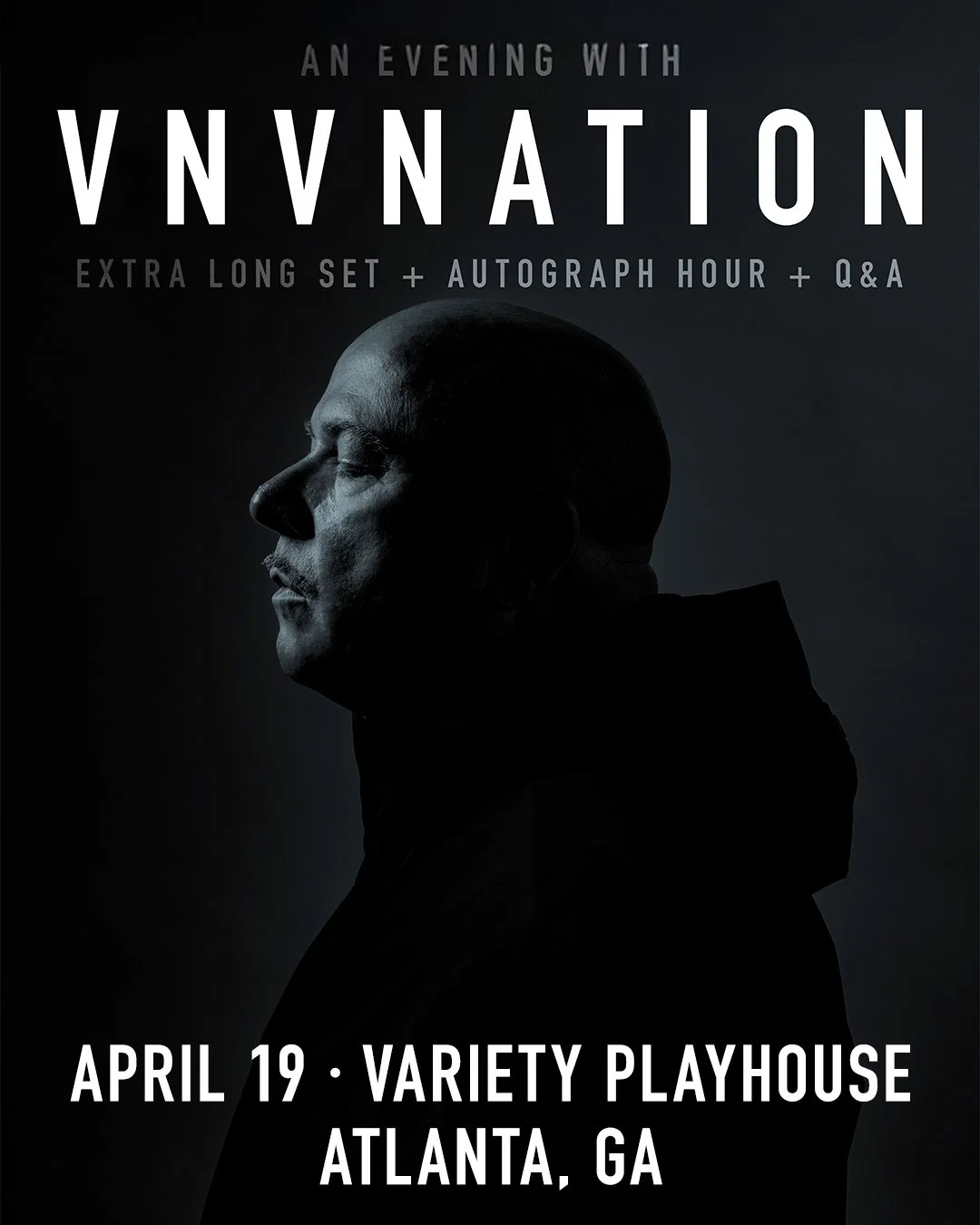VNV Nation at Variety Playhouse Sunday, Apr 19, 2026