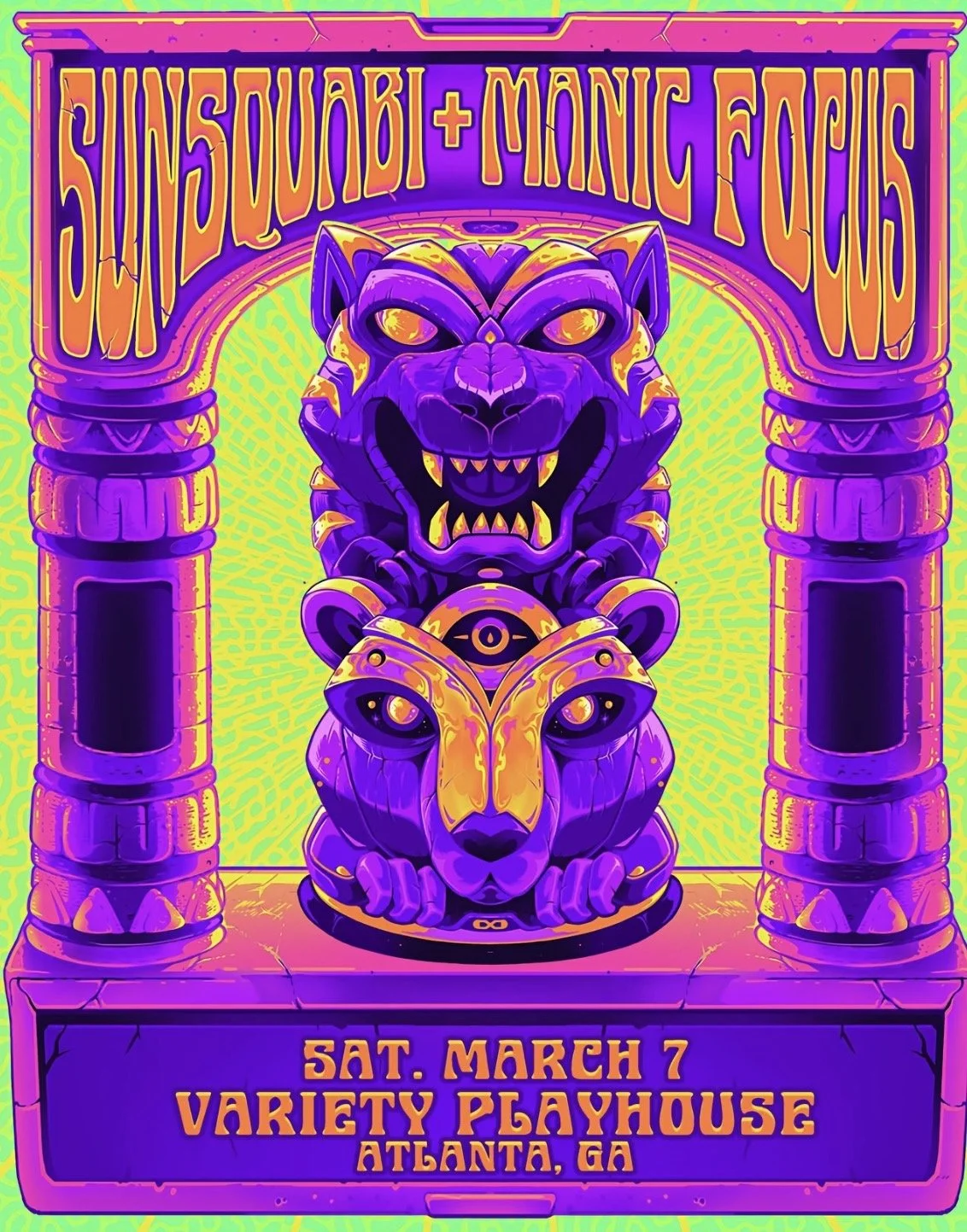 Sunsquabi and Manic Focuc at Variety Playhouse Saturday, Mar 7, 2026