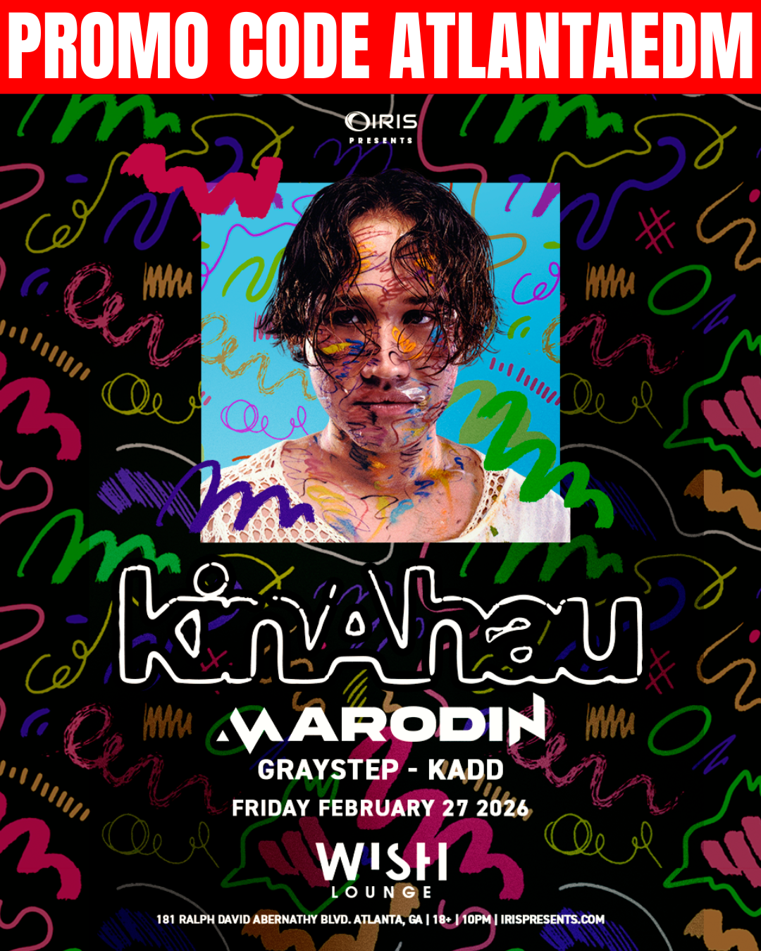 KinAhua at Wish Lounge Friday, Feb 27, 2026