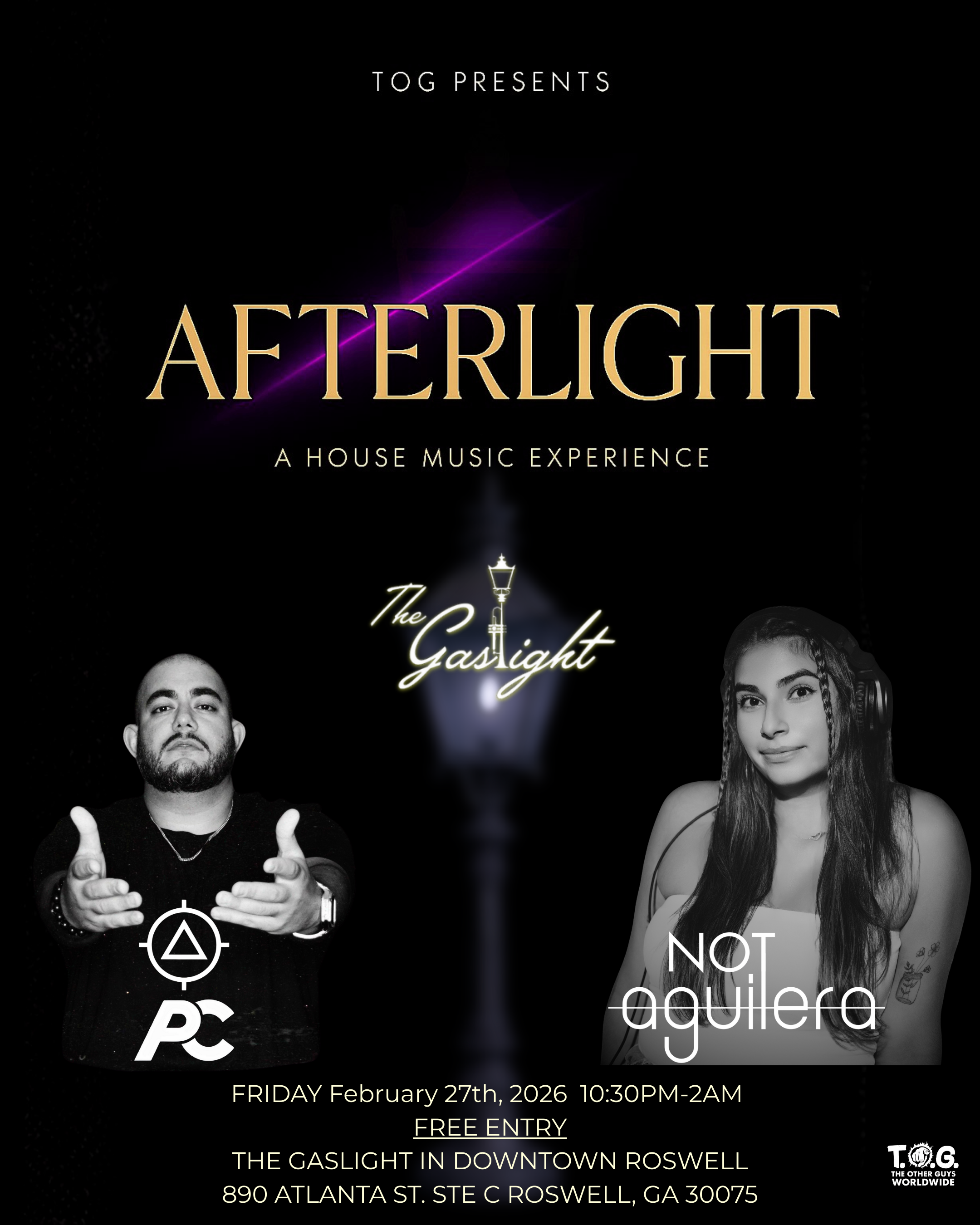 Afterlight: A House Music Experience at The Gaslight Friday, Feb 27, 2026