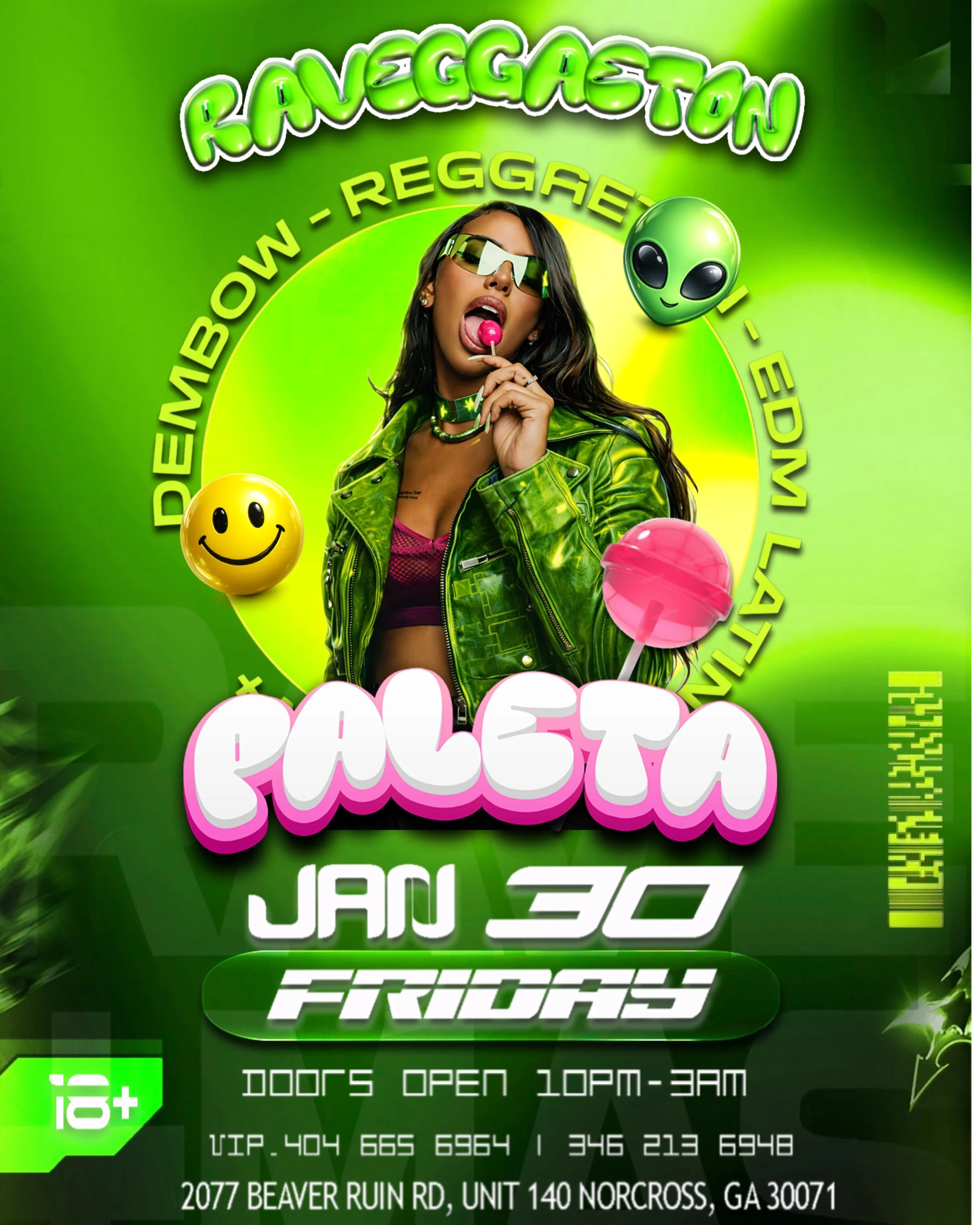 Raveggaeton at Sahara Lounge Friday, Jan 30, 2026