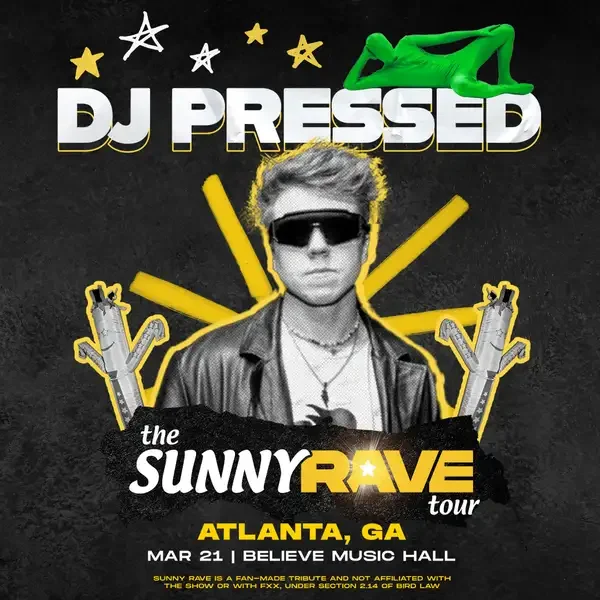 DJ Pressed at Believe Music Hall Saturday, Mar 21, 2026