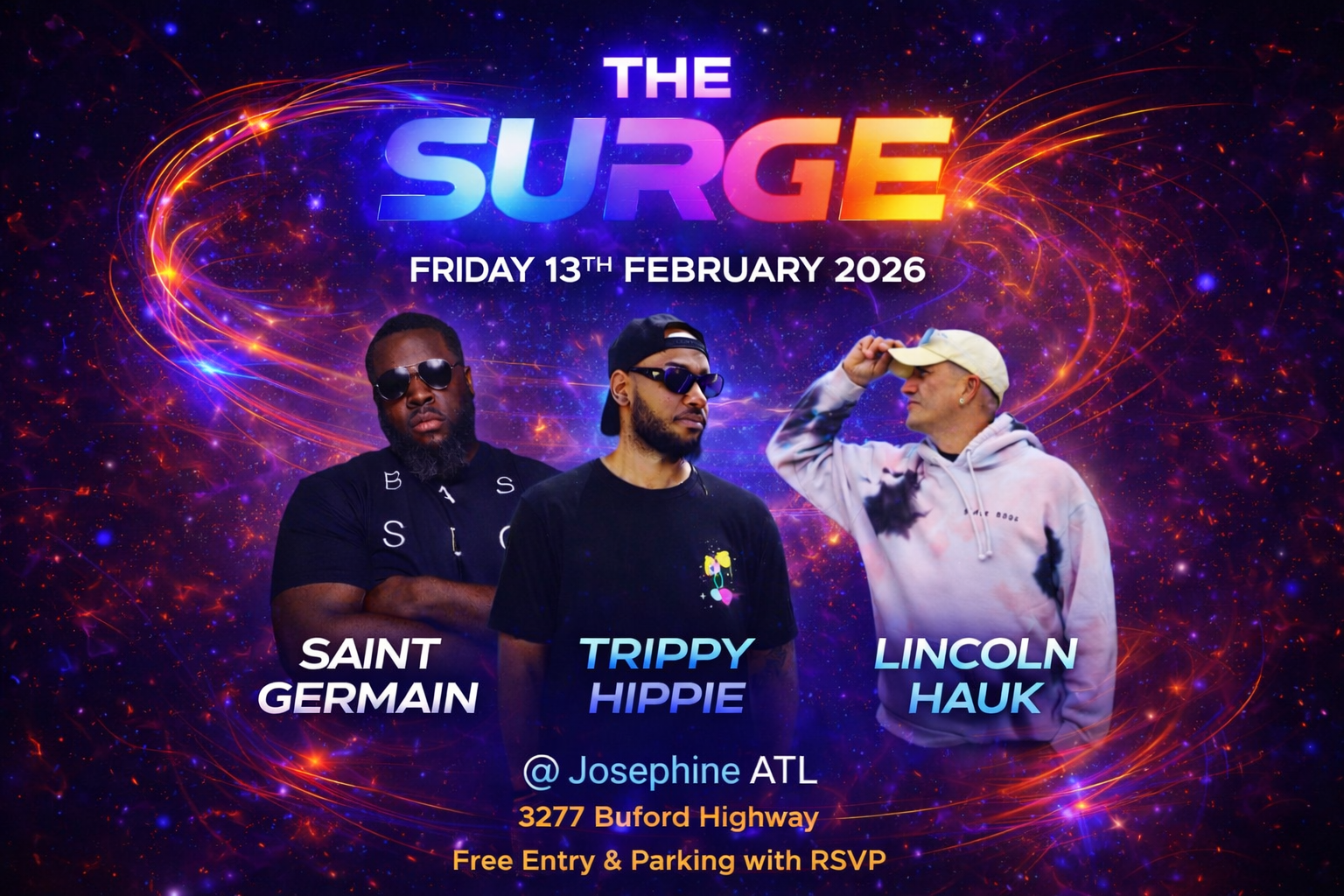 The Surge at Josephine Lounge Friday, Feb 13, 2026