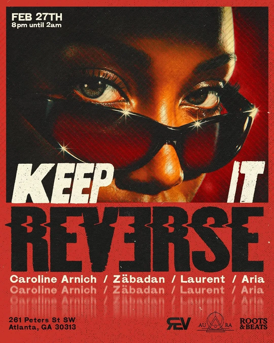 Keep It Reverse at Roots &amp; Beats Friday, Feb 27, 2026