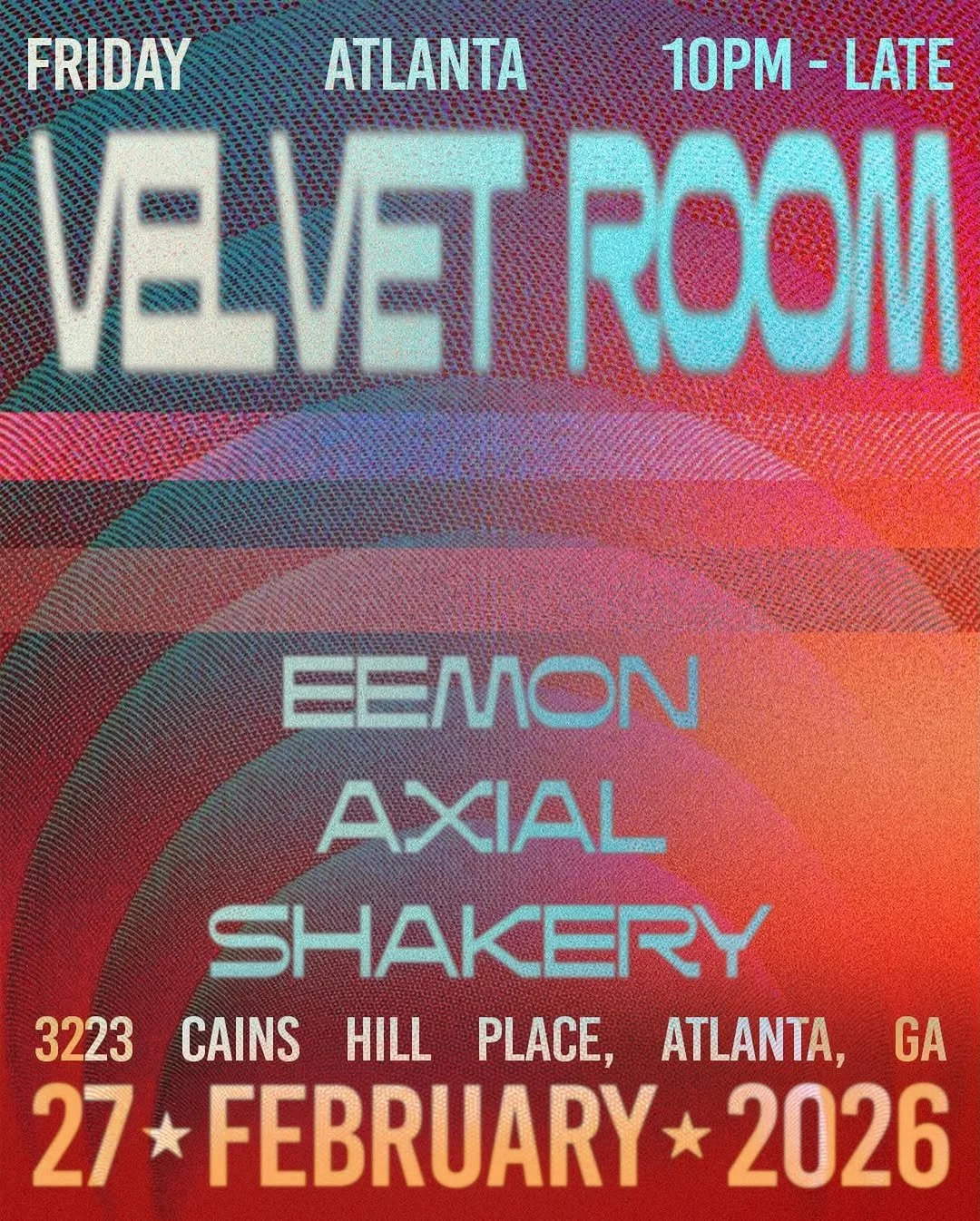 Velvet Room at Azzurra Friday, Feb 27, 2026