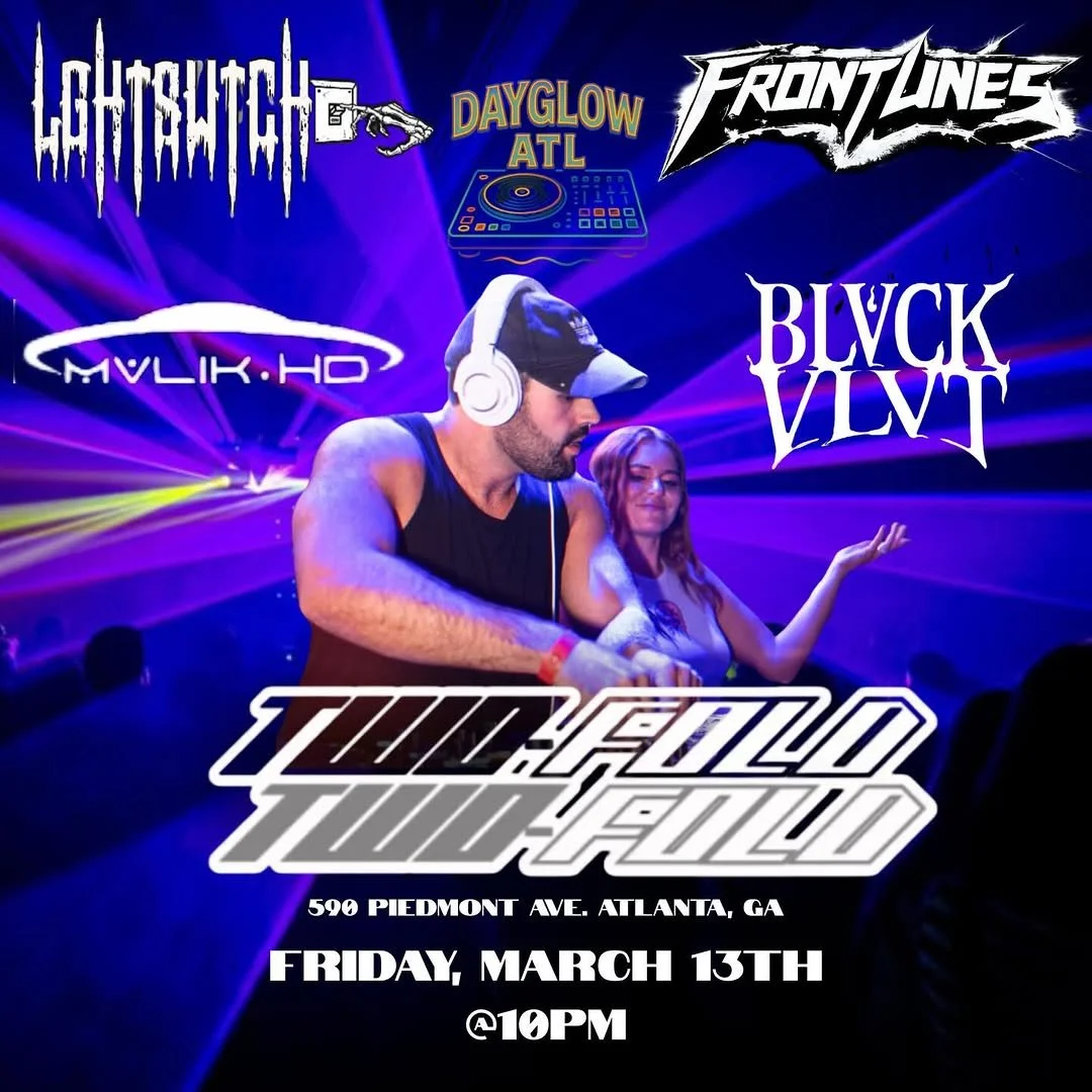 Dayglow ATL: Two-Fold at Za'Acai Cafe Friday, Mar 13, 2026