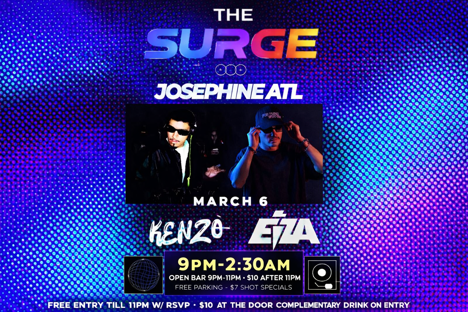 The Surge at Josephine Lounge Friday, Mar 6, 2026