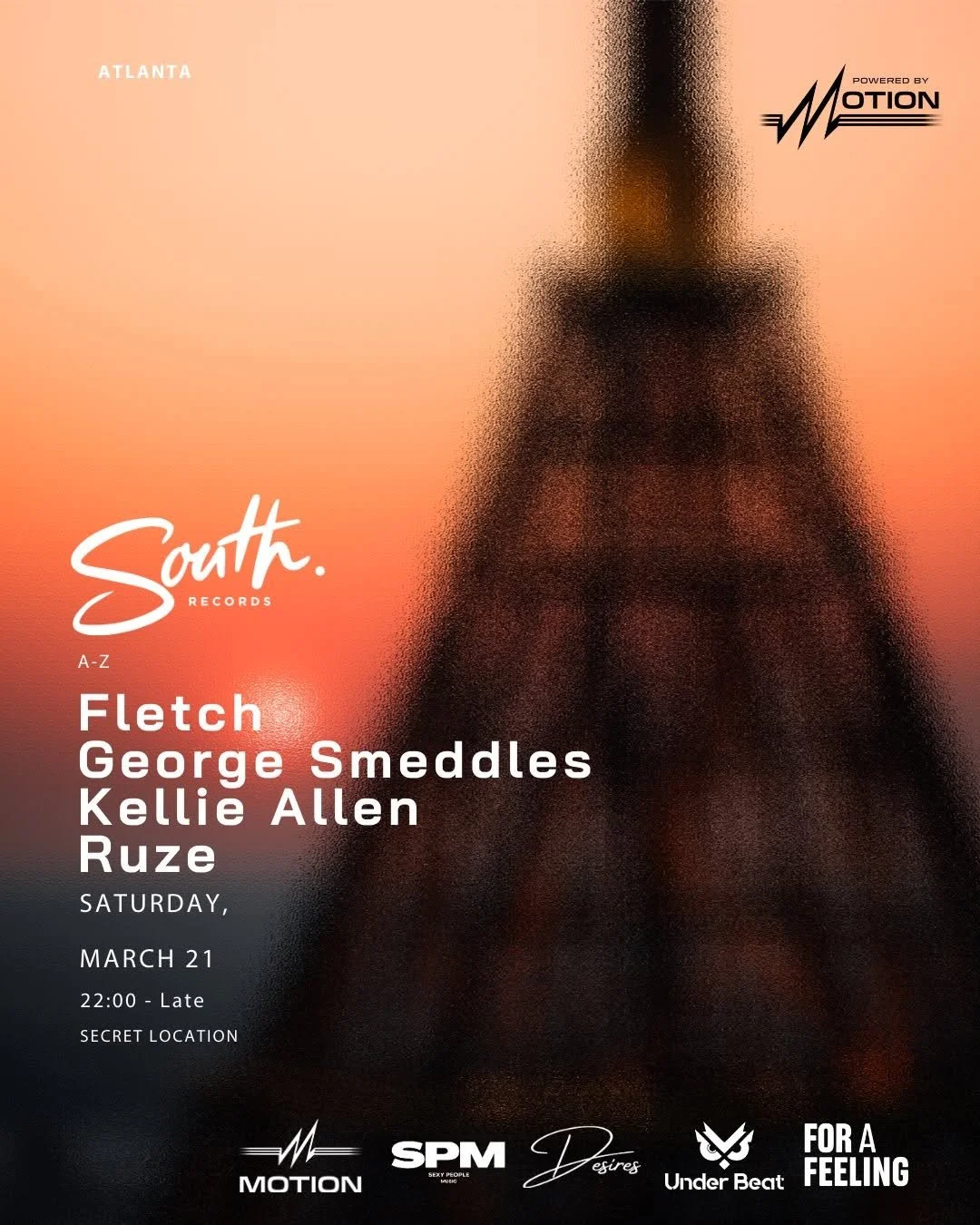 South Showcase powered by Motion at Secret Location Saturday, Mar 21, 2026