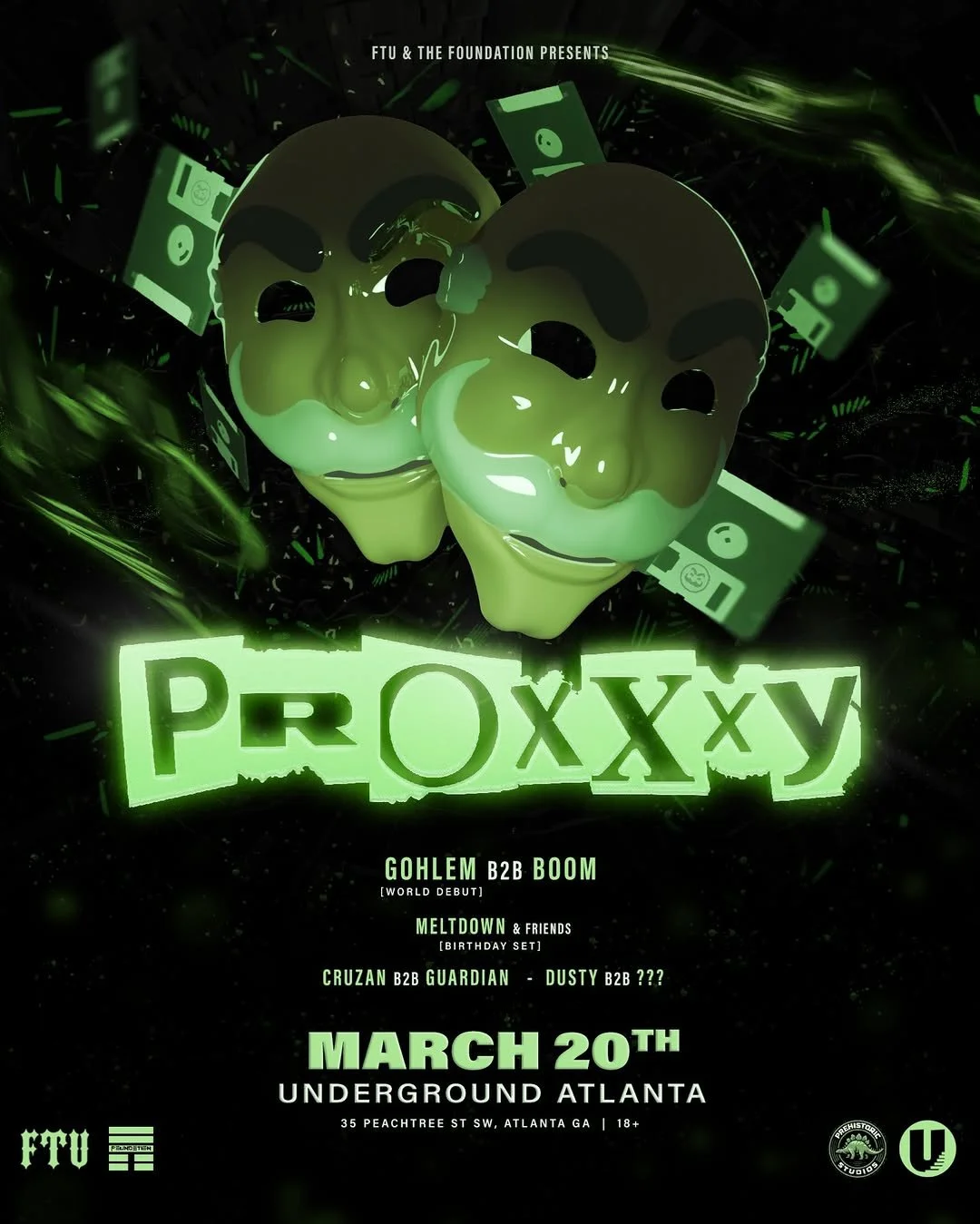 Proxxxy at Underground Atlanta Friday, Mar 20, 2026