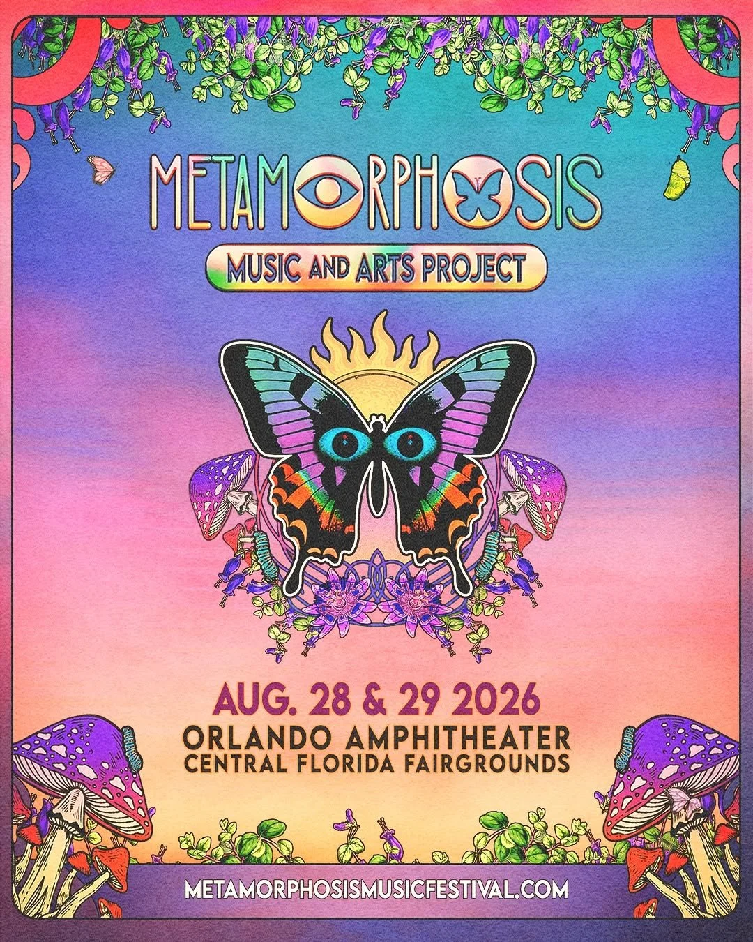 Metamorphosis Music and Arts Project in Orlando, FL Aug 28-29, 2026