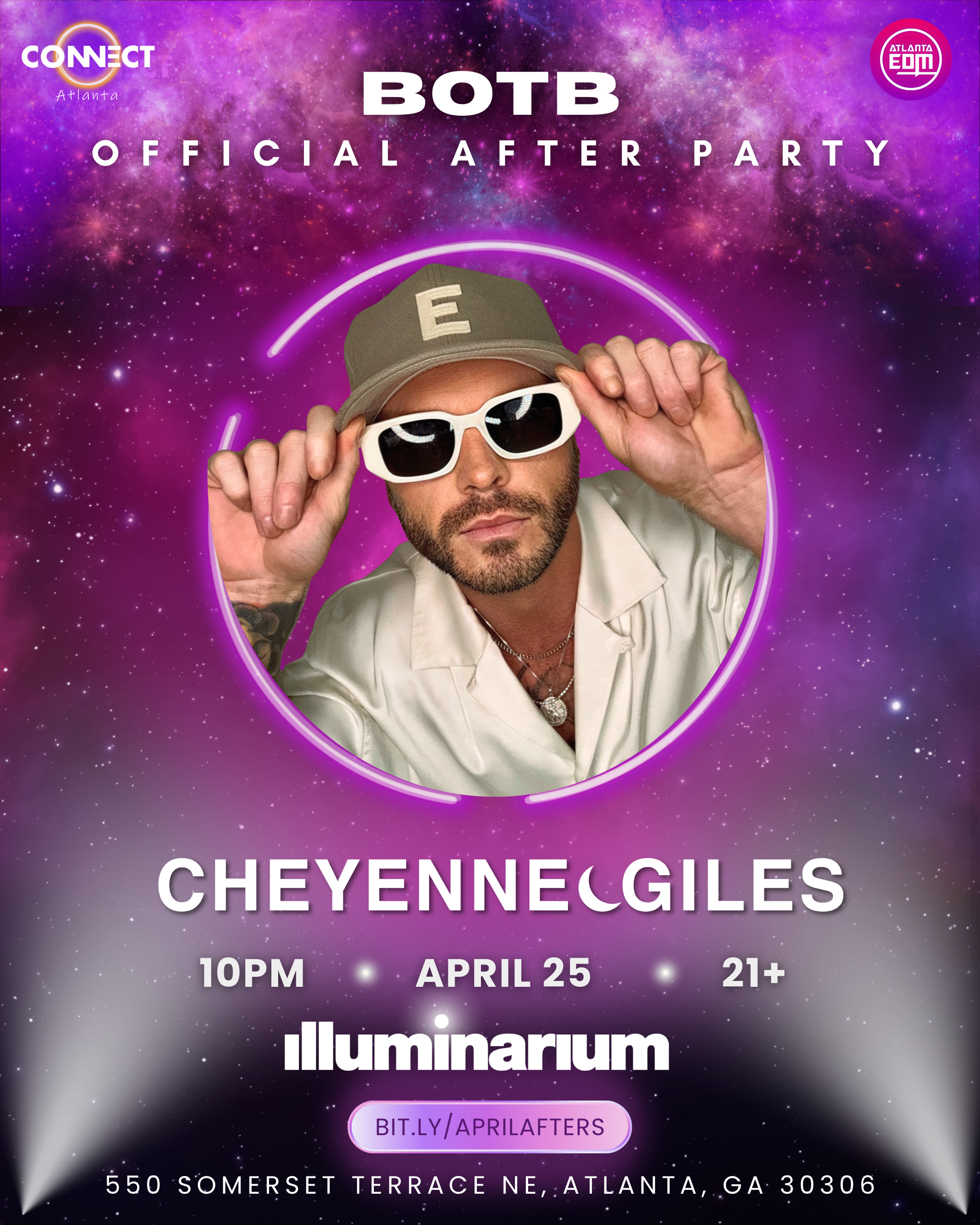 Beats On The Beltline Official After Party ft Cheyenne Giles at The Illuminarium Saturday, Apr 25, 2026