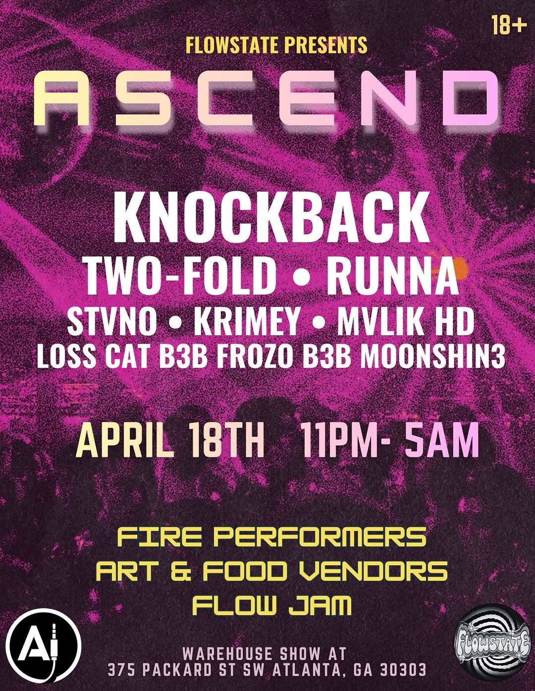 Flowstate: Ascend at 375 Packard St Saturday, Apr 18, 2026