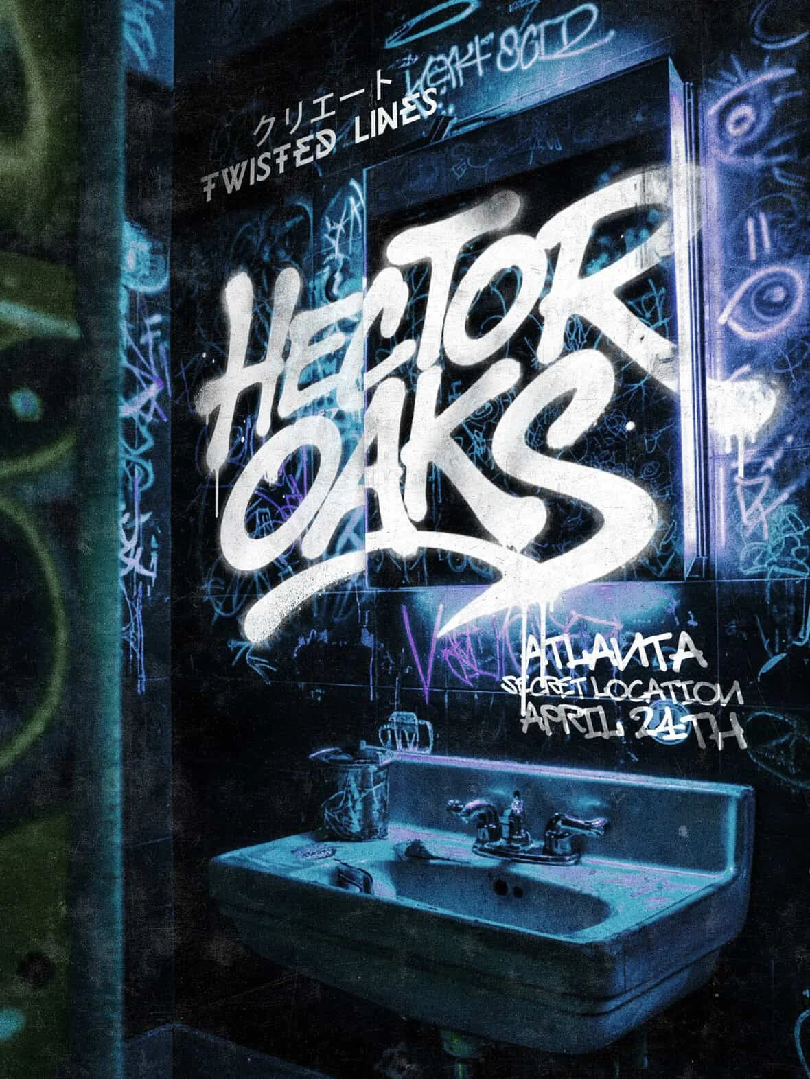 Twisted Lines: Hector Oaks at Secret Location Friday, Apr 24, 2026