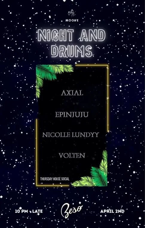 Moove: Night and Drums at Beso Thursday, Apr 2, 2026