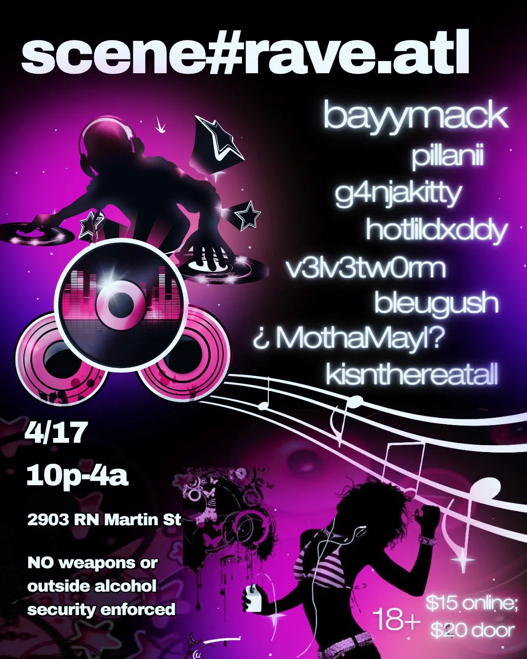 RAD1ANCE presents: SCENE RAVE at Secret Location Friday, Apr 17, 2026