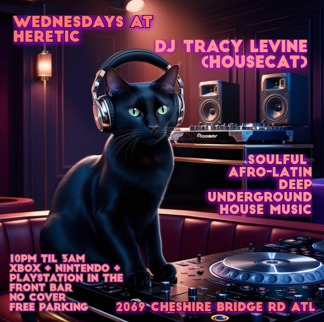 DJ Tracy Levine at Heretic Wednesday, Apr 15, 2026
