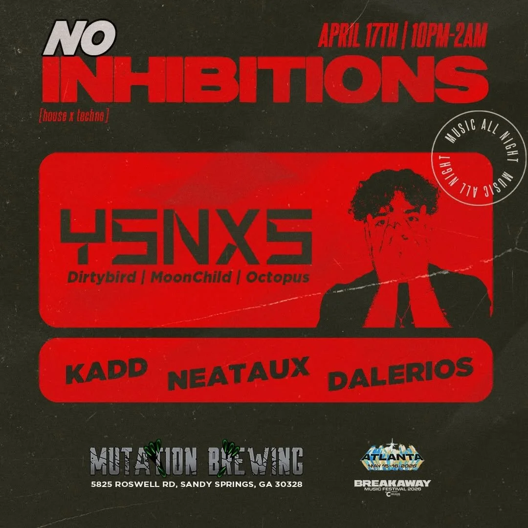No Inhibition Breakaway Pre Party Ft YSNXS at Mutation Brewing Friday, Apr 17, 2026