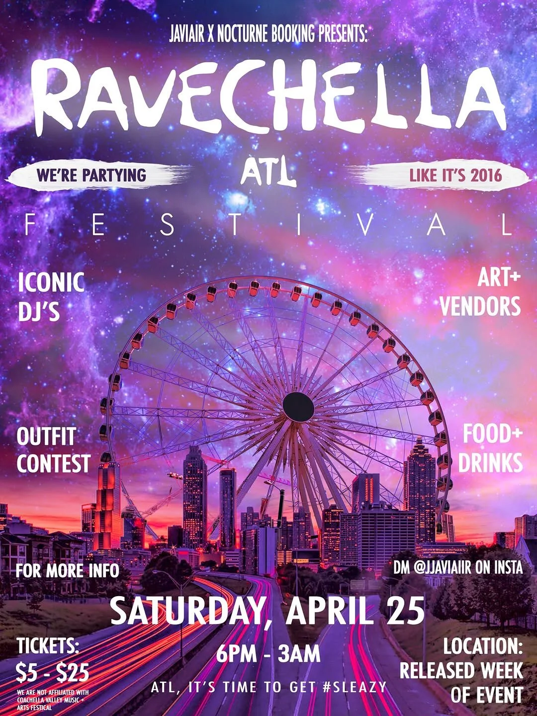 Ravechella ATL at Secret Location Saturday, Apr 25, 2026