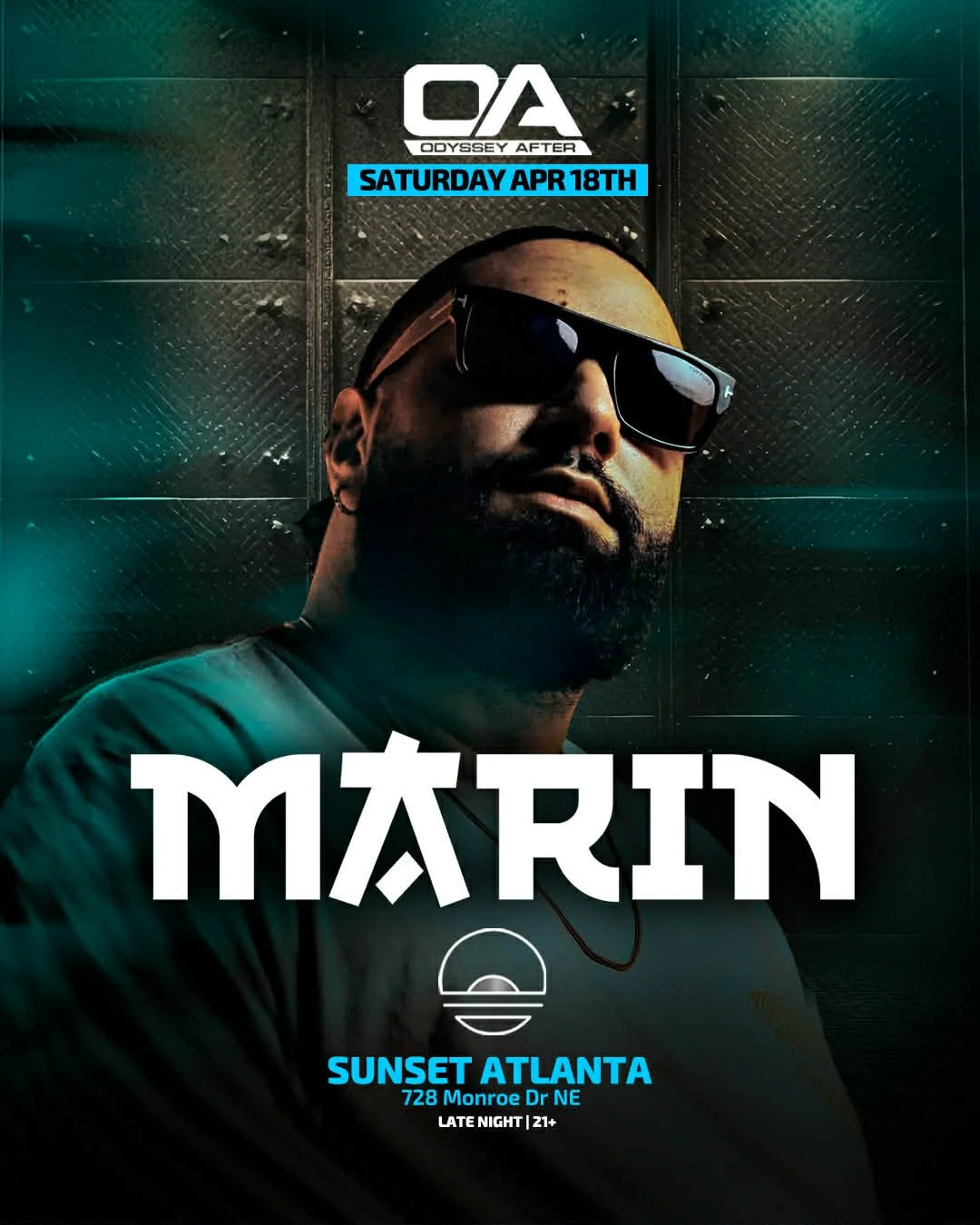 Odyssey After: Marin at Sunset Atlanta Saturday, Apr 18, 2026