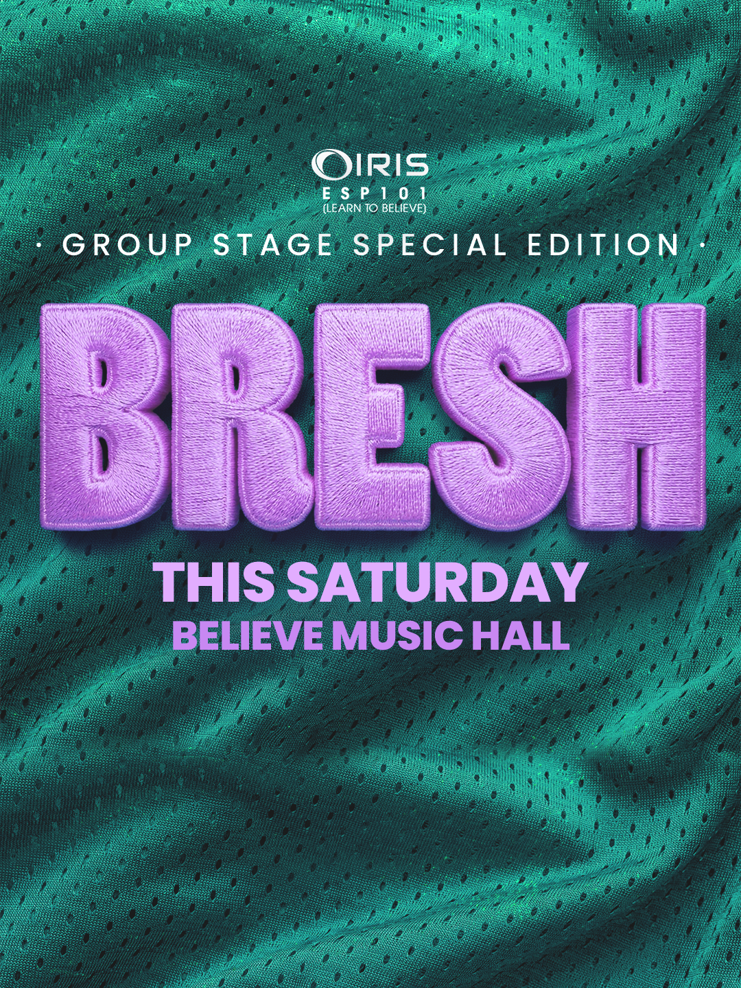 Bresh at Believe Music Hall Saturday, Jun 20, 2026