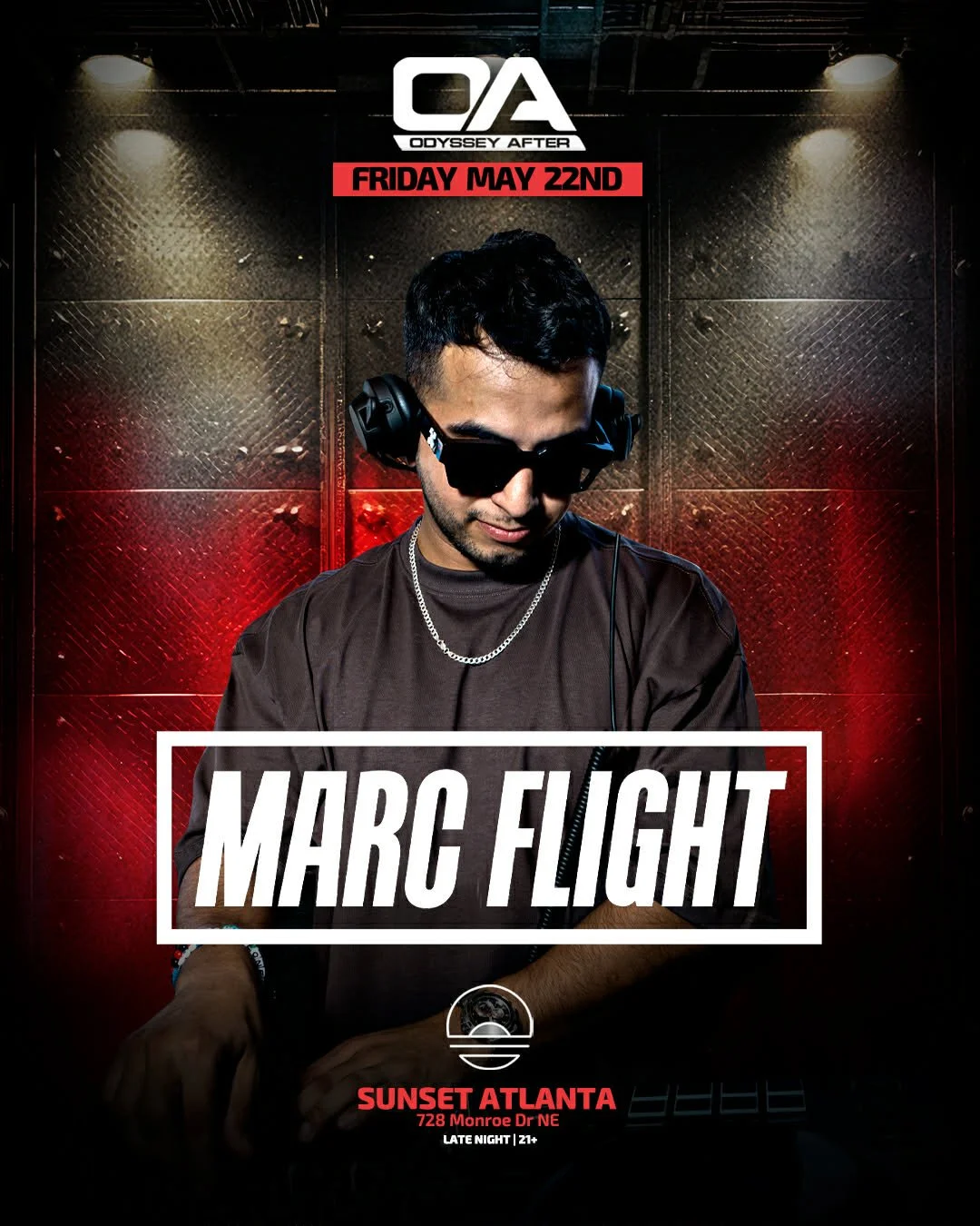 Marc Flight at Odyssey After Friday, May 22, 2026