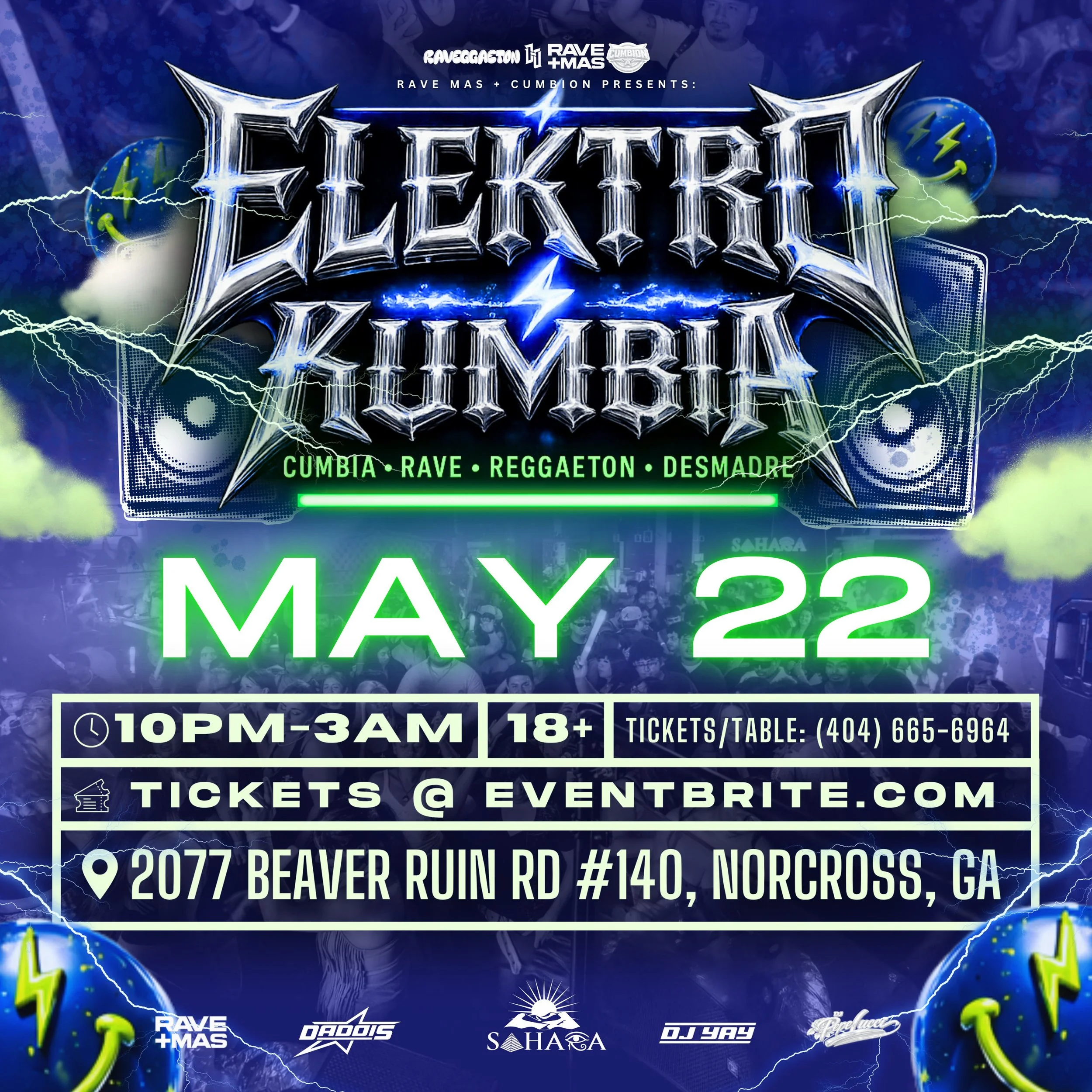Elektro Kumbia Latin Rave at Sahara Lounge Friday, May 22, 2026