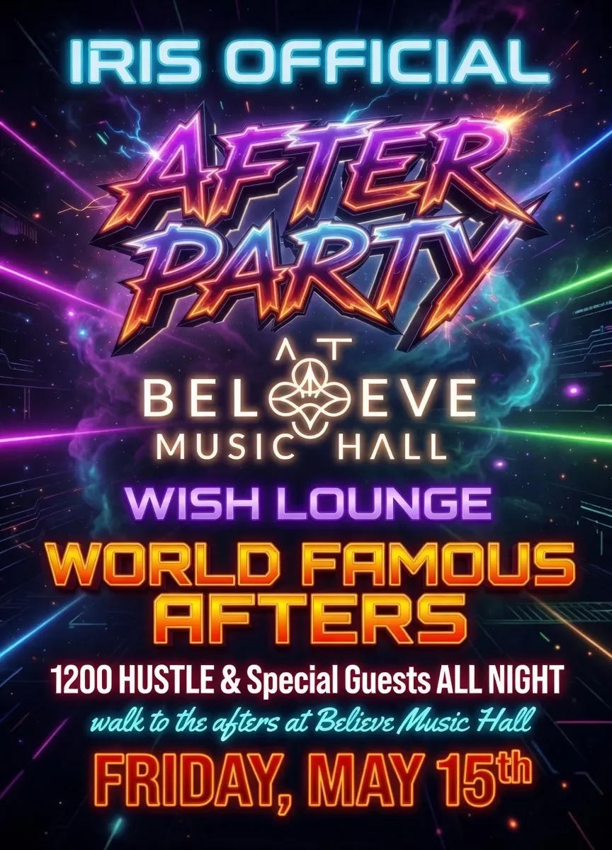 Iris After Party at Wish Lounge Friday, May 15, 2026