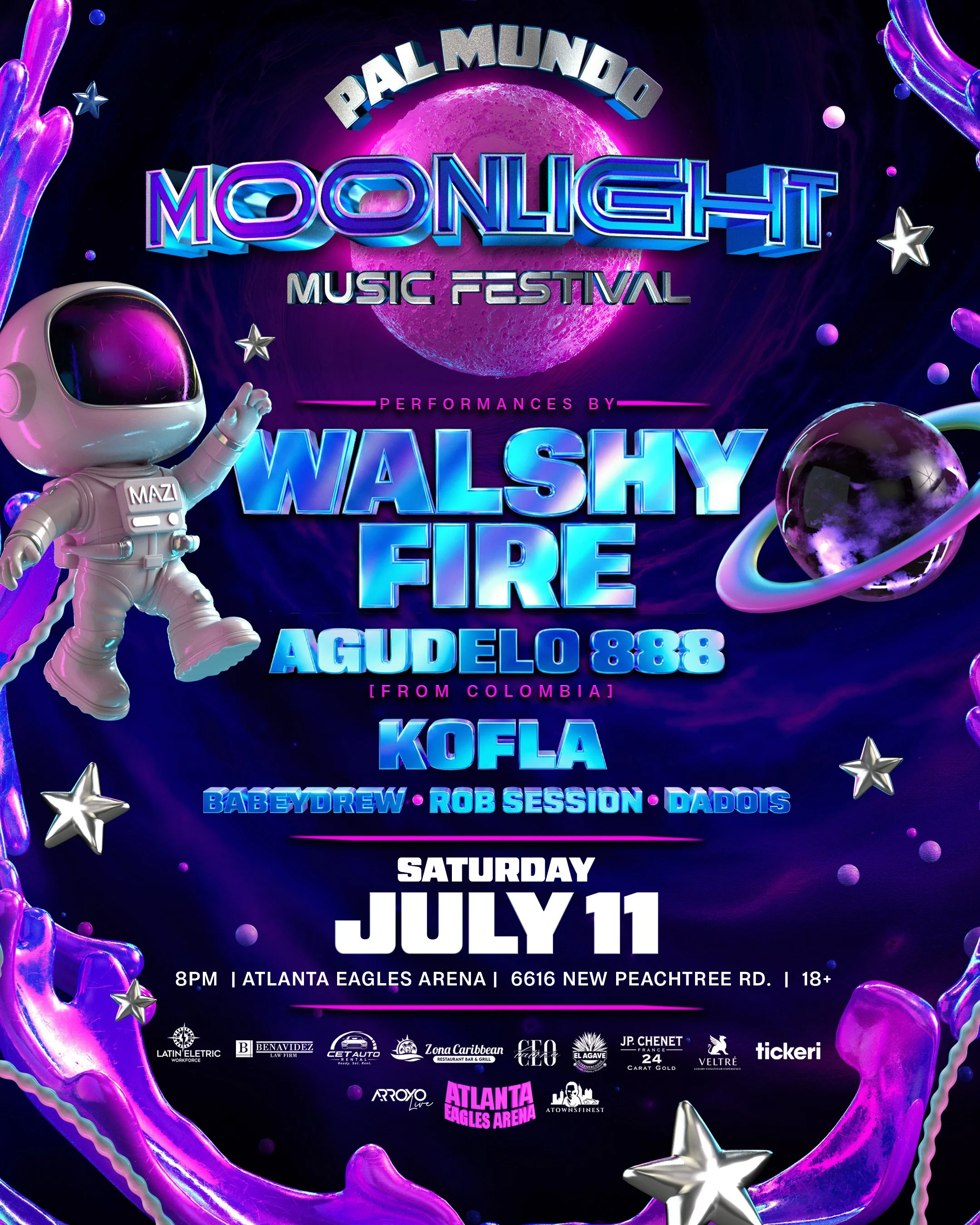 Moonlight Music Festival Saturday, Jul 11, 2026