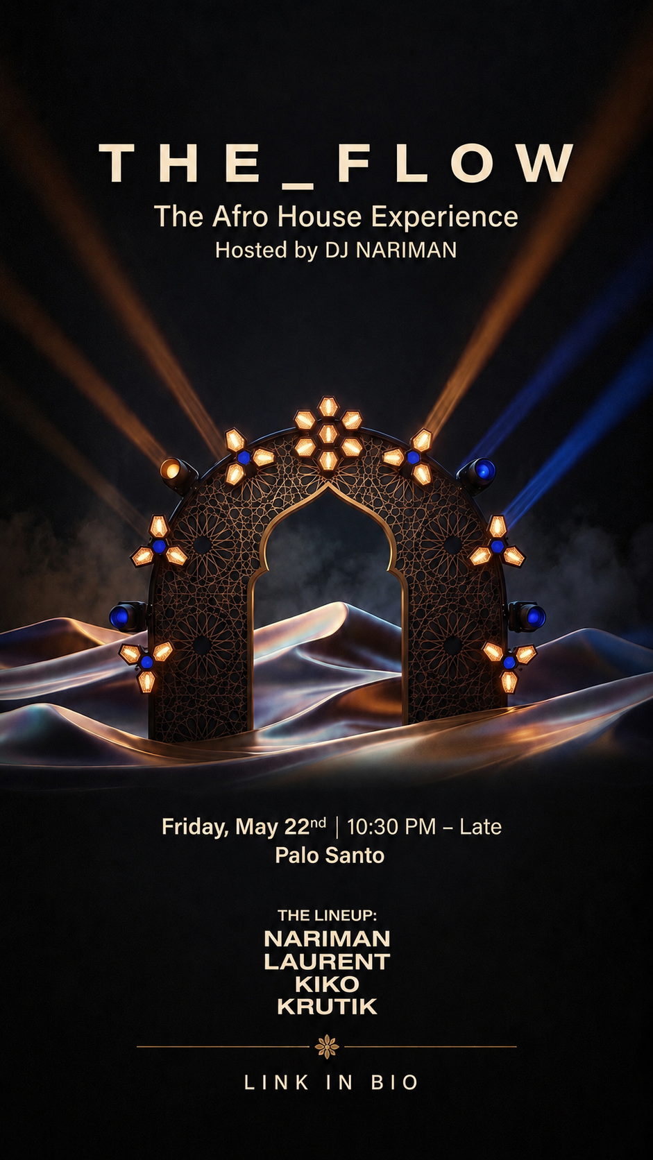 The Flow: Afro House Experience at Palo Santo Friday, May 22, 2026