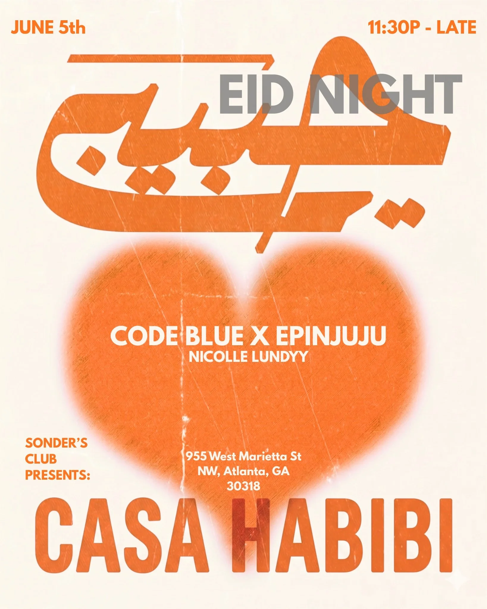 Casa Habibi at Palo Santo Friday, Jun 5, 2026